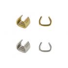 3mm紐留金具ストライプ(カン無し)