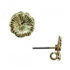 チタンピアス　フラワーD(裏カン付)