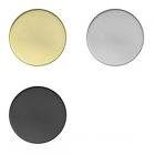 No.0174　55mm円カラワクブローチ　銅板なし