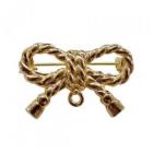 No.1041　カン付リボンブローチ