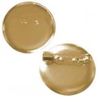 No.9189　25mm皿付ブローチ　G