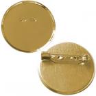 No.9191　30mm円フチ付ブローチ　G