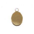 No.9011　9×7mm楕円貼り付け用ペンダントトップ