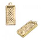 No.3064　粘土土台ペンダントトップ(スクエア)