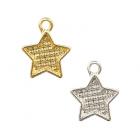 No.3076　粘土土台ペンダントトップ小(星)
